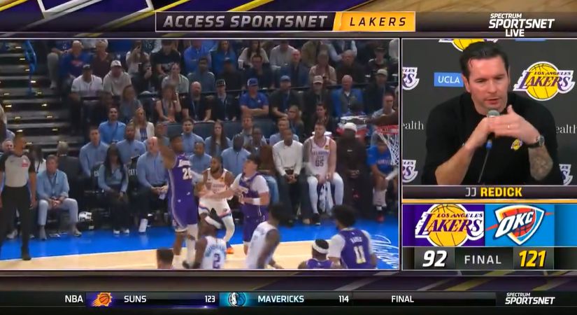 雷迪克：我为守卫混乱承担部分责任，这次客队场之旅表现并不好